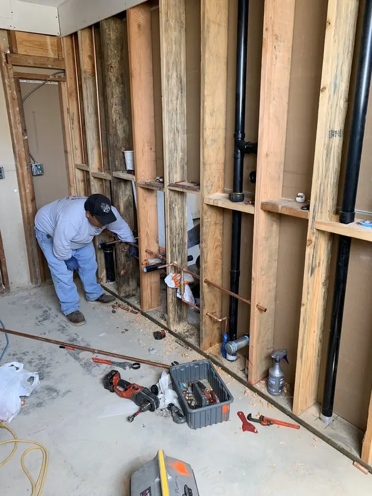 Commercial rough-in plumbing for Water Heater Replacement in Grover Beach